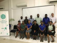 Workshop participants from the Ministry of Climate Change